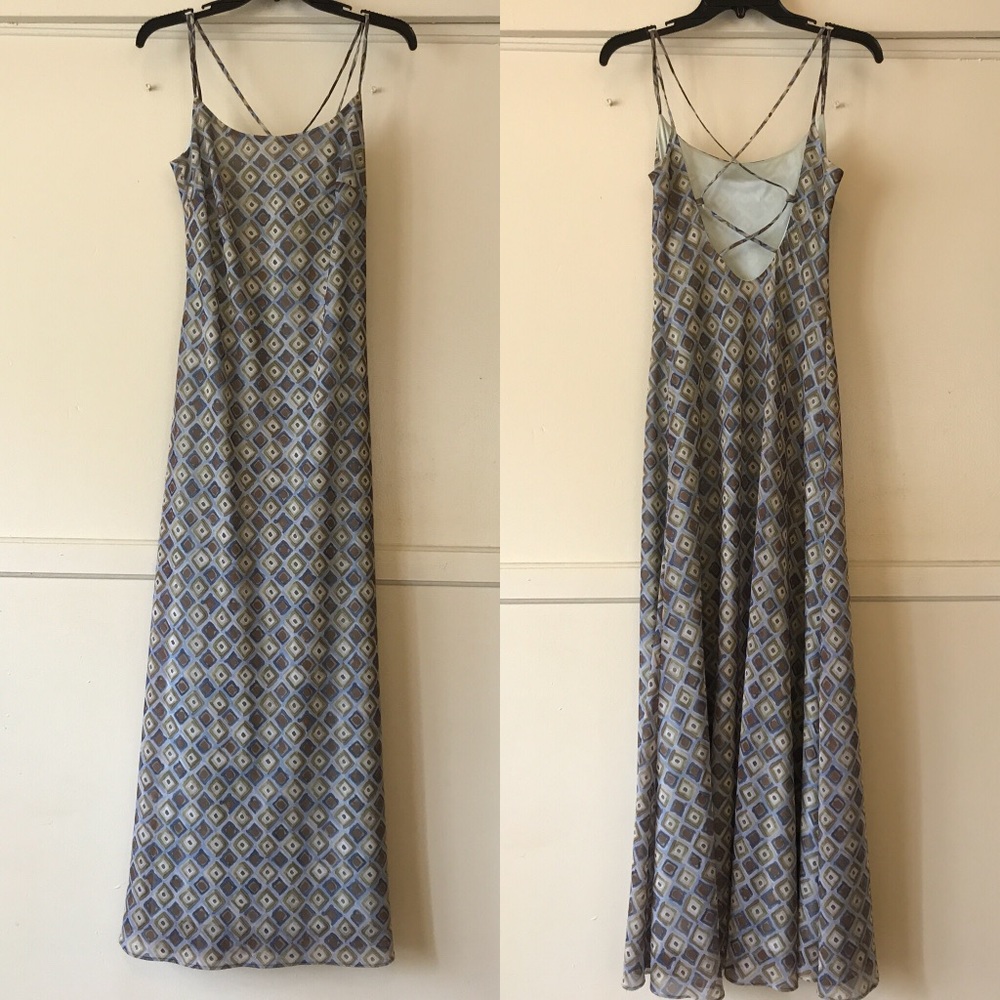 Vintage Strappy Low back maxi Dress 2
